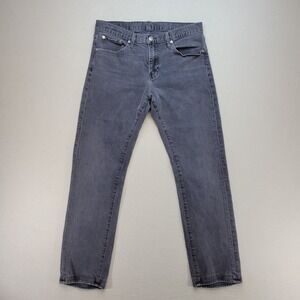 SMN Studio Jeans Mens 30x28* Gray Hunter Standard Slim USA Stretch Denim